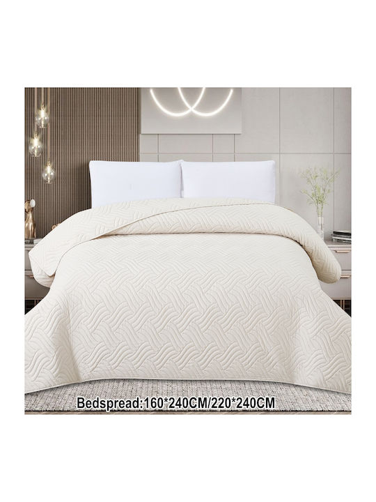 Xionoula Home Tagesdecke Übergröße Beige 220x240cm