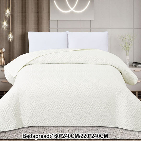 Xionoula Home Κουβερλί Μονό Ivory 160x240cm