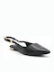 Flat Damen Pantoletten in Schwarz Farbe
