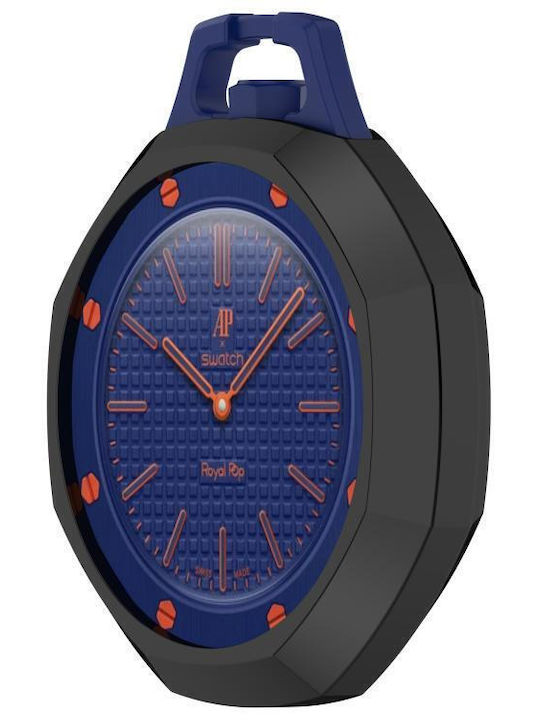 Swatch Royal Pop Elektrische Schutz-Uhrenetui Tpu Vollständiger Abdeckung Schwarz