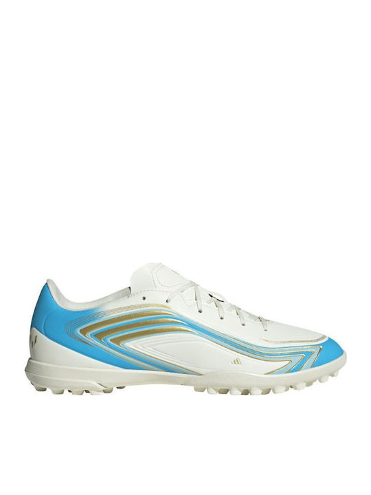 adidas F50 Messi Club Ποδοσφαιρικά Παπούτσια με Σχάρα TF Ivory / Semi Blue Burst / Icey Blue