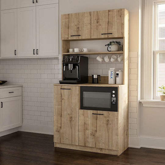 Tuco 2 Επιδαπέδιο Ντουλάπι Sapphire Oak 90x40x180εκ.