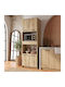 Alvento Στήλη Κουζίνας Sapphire Oak 60x42x180εκ.