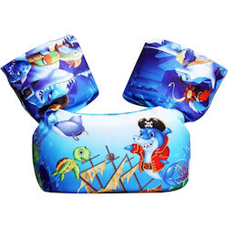 Sharks Swimming Armbands Swim Vests 2-6 Years Blue Queen Mother