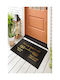 SteweHome Non-Slip White Doormat 70x45cm