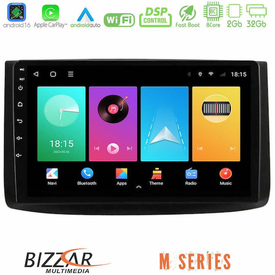 Bizzar Автомобилна Аудио Система за Chevrolet Aveo 2006-2010 (Bluetooth/USB/Вграден Wi-Fi/GPS/Apple CarPlay/Android Auto) с Touch Screen 9"