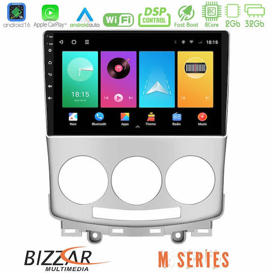 Bizzar Car Audio System for Mazda 5 2004-2010 Bluetooth USB WiFi GPS Apple CarPlay Android Auto with 9" Touch Screen