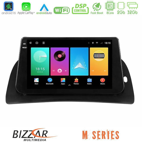 Bizzar Автомобилна Аудио Система за Renault Kangoo 2014-2018 (Bluetooth/USB/Wi-Fi/GPS/Apple CarPlay/Android Auto) с Touch Screen 9"