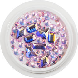 Luxorise Nageldesign Kristalle Brillantes Rosa