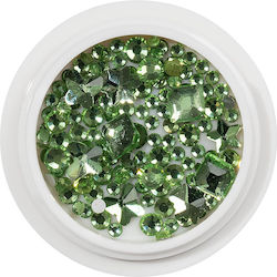 Luxorise Nageldesign Nagel Kristalle Grüner Tee Luxorise Nageldesign Nagel Kristalle Grüner Tee