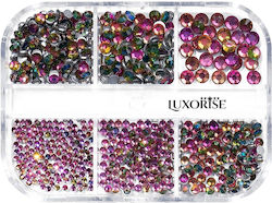 Luxorise Nageldesign Strass Künstler Flucht 6 Designs