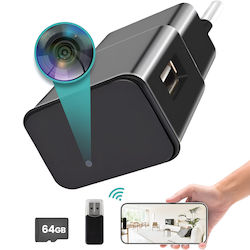 Hidden Spy Camera In Usb Charger Wifi 64gb Card Full Hd 1080p Motion Detection Hdlivecam App Live View Loop Recording Discreet Design