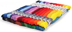 Set Mouline Threads 50 Skeins 8m Length Each Puppets Multicolor Set Mouline Threads 50 Skeins 8m Length Each Puppets Multicolor