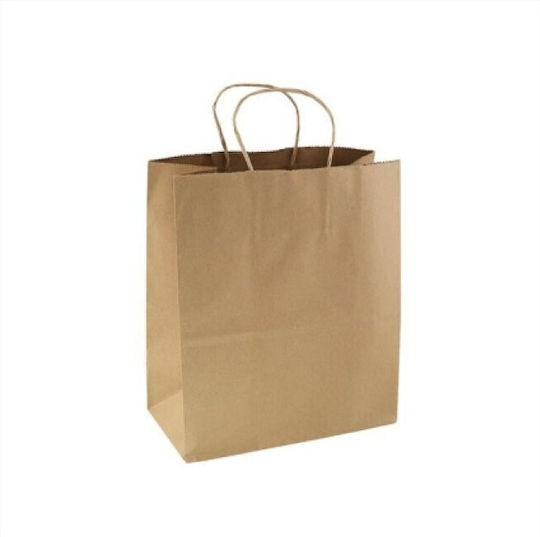 Domani Paper Packaging Bags Kraft Brown 28x16x29cm 200 Pieces