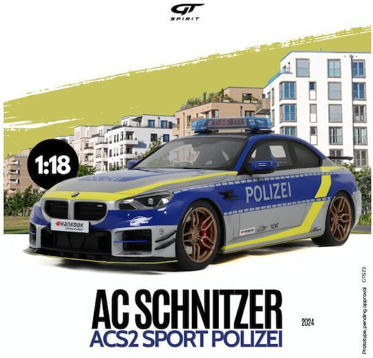 Mașină Bmw Ac Schnitzer Acs2 Sport Poliție 2024 Scara 1:18 Gt Spirit Gt573