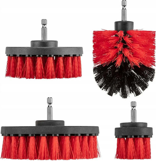 Neo Tools 57T437 Βούρτσα Δράπανου Σετ 4τμχ