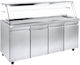 Niki Inox Bufet De Încălzire Cu Dimensiuni 179x70x129cm