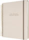 Grupo Erik Weekly Academic Agenda 2026/27 Olympia Desert Taupe Spiral 22.5x25cm