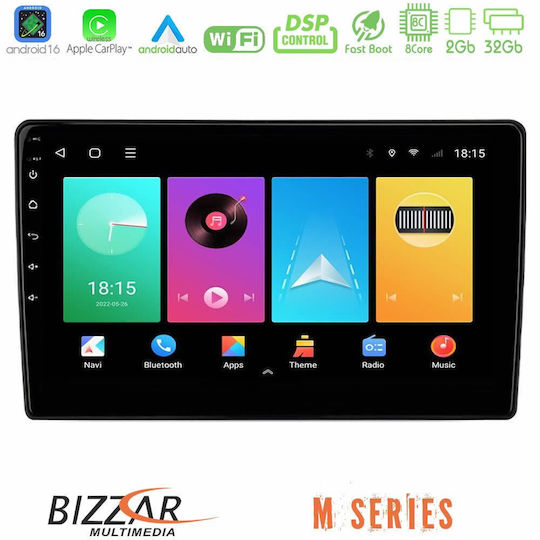 Bizzar Ηχοσύστημα Αυτοκινήτου για Toyota Celica / GT86 / Sequoia 2001-2004 (Bluetooth/USB/WiFi/GPS/Apple-Carplay/Android-Auto) με Οθόνη Αφής 9"