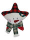 Weihnachtsdekoratives Kopfkissen Gepolstert 1394 Snowman Aster