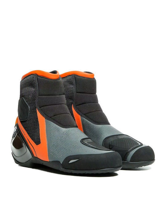 Dainese Dinamica Air Men's Waterproof Motorcycle Low Boots Black/ Flame-Orange/ Anthracite