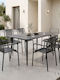 Set Dining de Exterior Heven Vista 7 Piese Negru