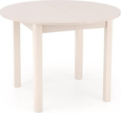 Houston 961 Round Dining Table Extendable Wooden Casmiri 76x76cm