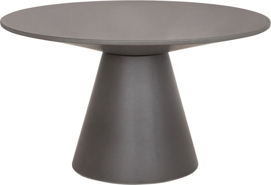 Raiko Στρογγυλό Τραπεζαρίας Γκρι 130x130x75εκ. Raiko Στρογγυλό Τραπεζαρίας Γκρι 130x130x75εκ.