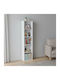 Bibliotecă White 32x24x132 cm