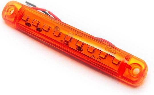 Lumina Marcator Galbenă 9 Led Fr0176s 12-24v 98mm