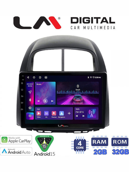 LM Digital Car Audio System for Daihatsu Sirion Subaru Justy 2005 Bluetooth USB WiFi GPS Apple CarPlay Android Auto