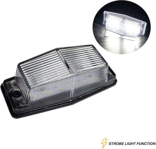 LED Бял Индикаторен Мигащ Светлинен Диод 12 12V 24V Товарен Трактор Екскаватор Селскостопанска Техника Още