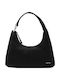 Damen Handtaschen Schulter Leder Schwarz