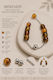 Kalliopi Silver Handmade Begleri from Stainless Steel with Faturan Amber Stone 12mm Length 25cm