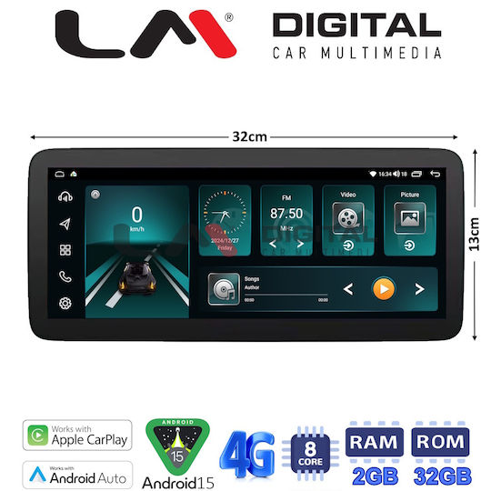 LM Digital Ηχοσύστημα Αυτοκινήτου για Mazda 3 2003 > 2008 (Bluetooth/USB/WiFi/GPS/Apple-Carplay/Android-Auto)