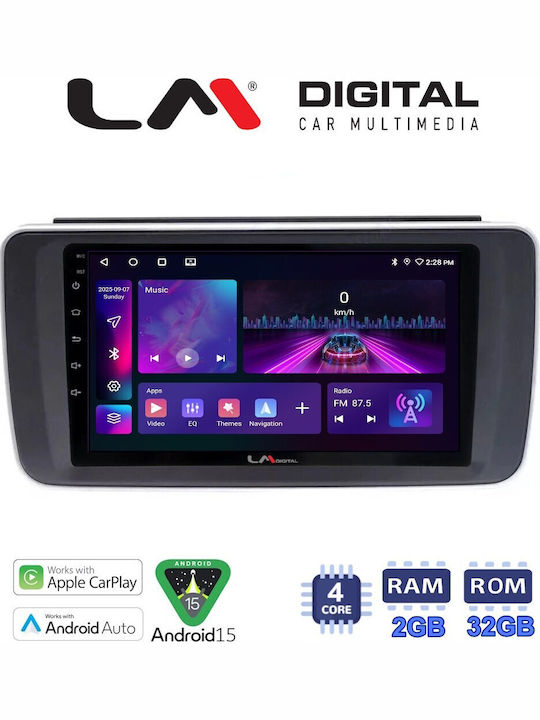 LM Digital Auto-Audiosysteme für Nissan Leaf 2018 (Bluetooth/USB/Eingebautes Wi-Fi /GPS/Apple CarPlay/Android Auto)
