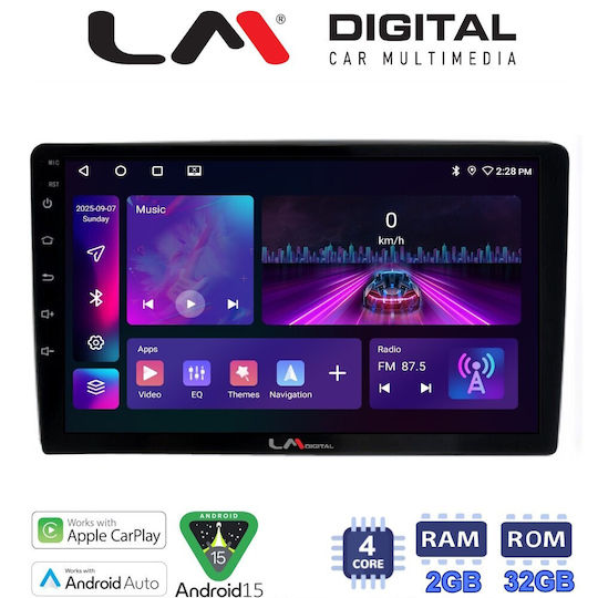 LM Digital Автомобилна Аудио Система За Ford Focus / Mondeo / Galaxy / S-Max 2007-2013 (Bluetooth/USB/Вграден Wi-Fi /GPS/Apple CarPlay/Android Auto)