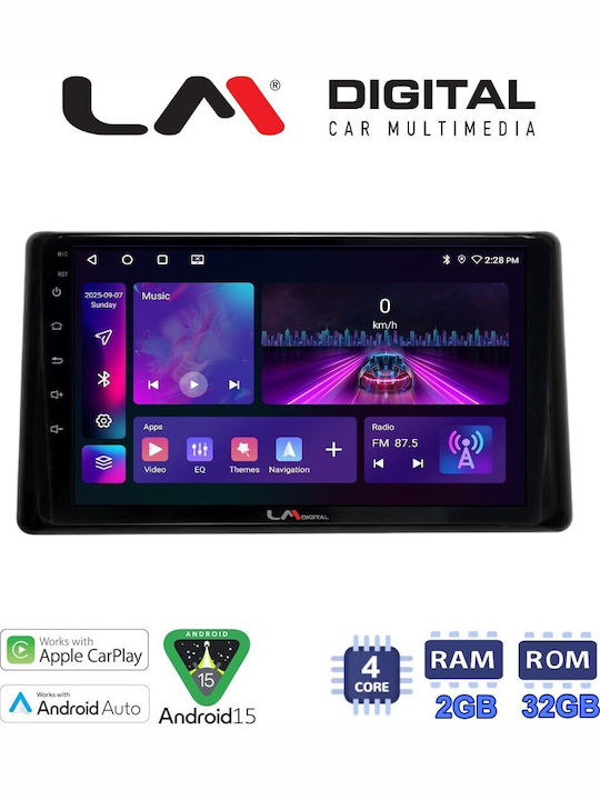 LM Digital Car Audio System for Toyota Raize 2020 Bluetooth USB Wi-Fi GPS Apple CarPlay Android Auto