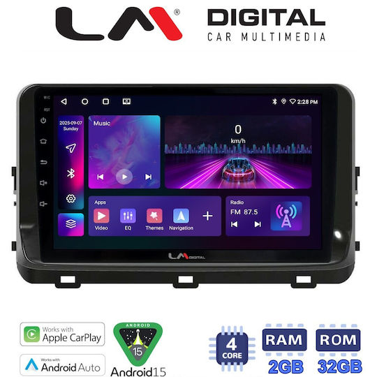 LM Digital Ηχοσύστημα Αυτοκινήτου για Kia XCeed 2018 (Bluetooth/USB/WiFi/GPS/Apple-Carplay/Android-Auto)