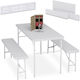 Relaxdays Picknick-Tisch Bank Klappbar 73x61x12...