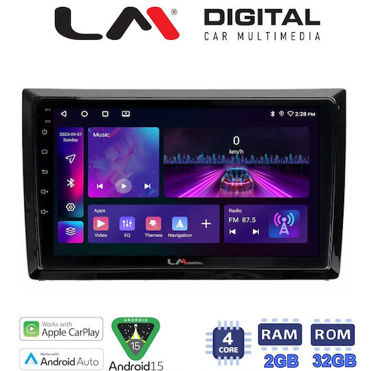 LM Digital Sistem Audio Auto Pentru VW Gândac 2013 > 2019 Bluetooth USB Wi-Fi GPS Apple CarPlay Android Auto