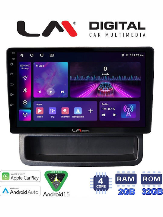 LM Digital Автомобилна Аудио Система За Opel Vivaro Renault Trafic Nissan Primastar 2010 > 2014 (Bluetooth/USB/Wi-Fi/GPS/Apple CarPlay/Android Auto)