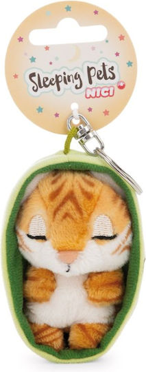 Nici Nici Plush & Soft Toy Sleeping Pets Tiger in Basket