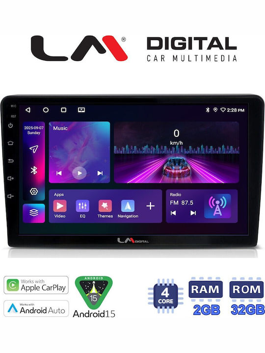 LM Digital Автомобилна Аудио Система За Mazda 2 2002 > 2007 Bluetooth USB Wi-Fi GPS Apple CarPlay Android Auto