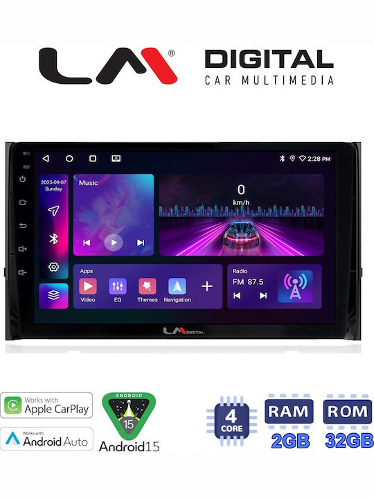 LM Digital Car Audio System for Skoda Karoq 2016 Bluetooth USB Wi-Fi GPS Apple CarPlay Android Auto