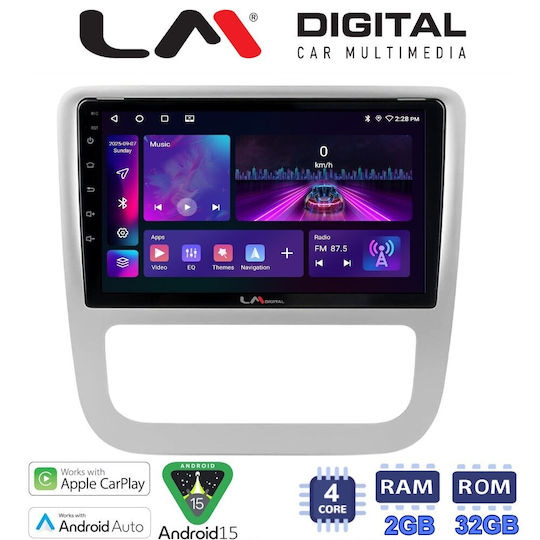 LM Digital Car Audio System for Volkswagen Scirocco Eos 2008 2013 Bluetooth USB Wi-Fi GPS Apple CarPlay Android Auto
