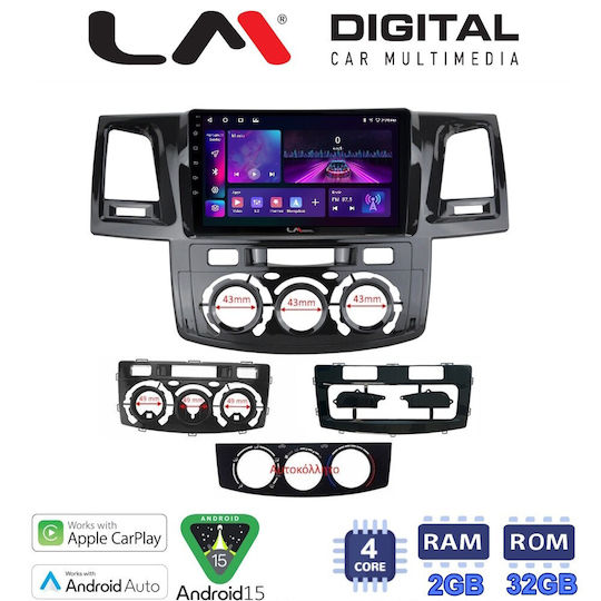 LM Digital Автомобилна Аудио Система За Toyota Hilux 2005 С Clima Bluetooth USB Вграден Wi-Fi GPS Apple CarPlay Android Auto