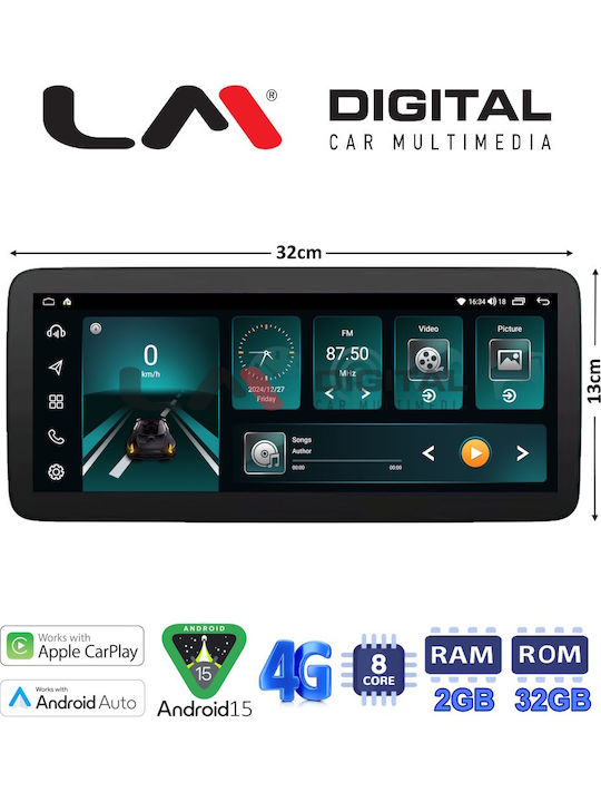 LM Digital Car Audio System for Ford EcoSport 2012>2017 Bluetooth USB Wi-Fi GPS Apple CarPlay Android Auto