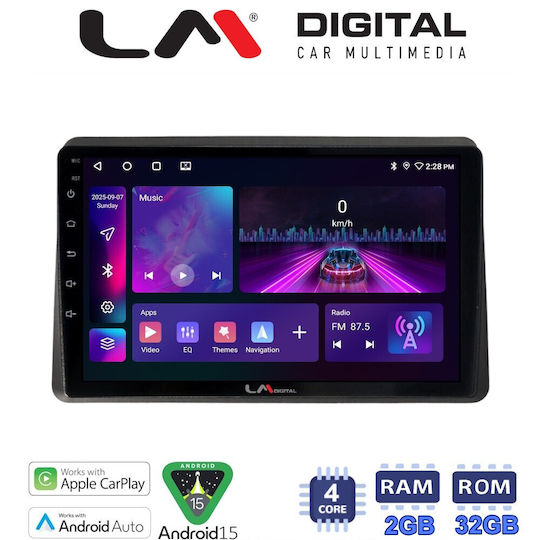 LM Digital LM ZA4507 GPS Screen OEM Car Multimedia Nissan NV400 2020 Renault Master 2020 Opel Movano 2020 CarPlay Android Auto Bluetooth GPS Wi-Fi GPRS ElectricLife