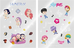 K-pop Demon Hunters Netflix Official Light Stick Deco Sticker Pack 8800331304271